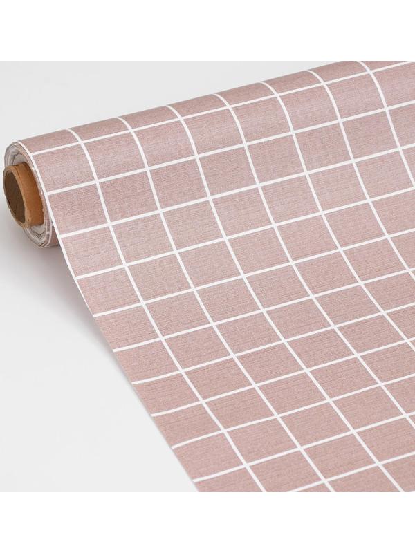 Клеёнка столовая на тканевой основе, ширина 137 см, толщина 0,3 мм, рулон 20 метров