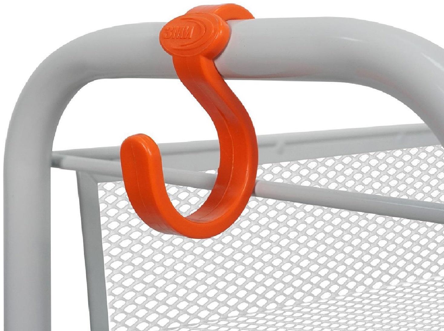 Этажерка ЗМИ «Ладья 1», 3 яруса, 44×17×69,5 см, цвет серый