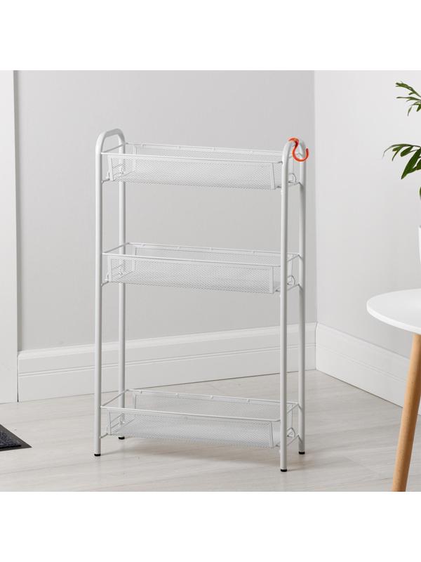 Этажерка ЗМИ «Ладья 1», 3 яруса, 44×17×69,5 см, цвет серый