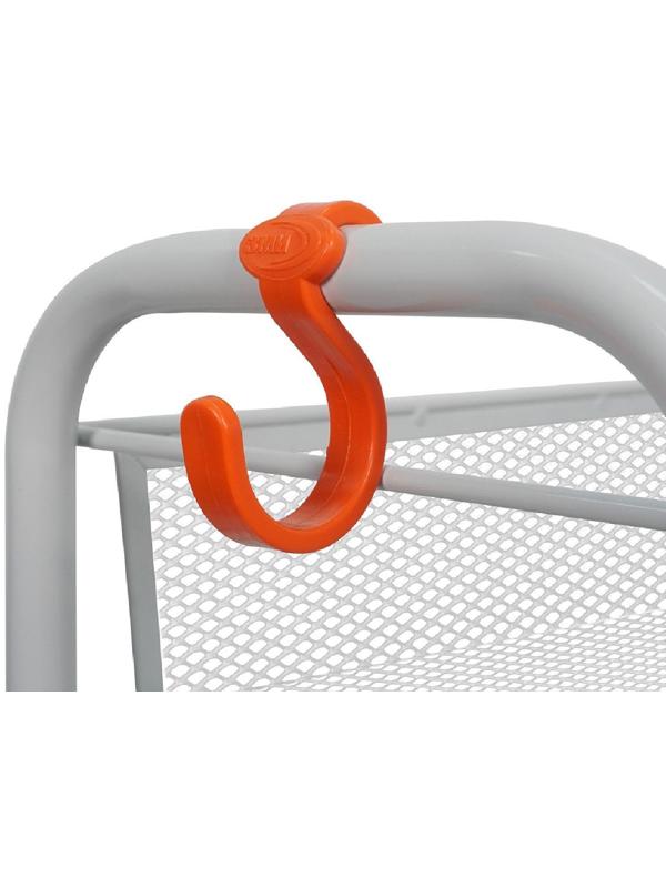 Этажерка ЗМИ «Ладья 1», 3 яруса, 44×17×69,5 см, цвет серый