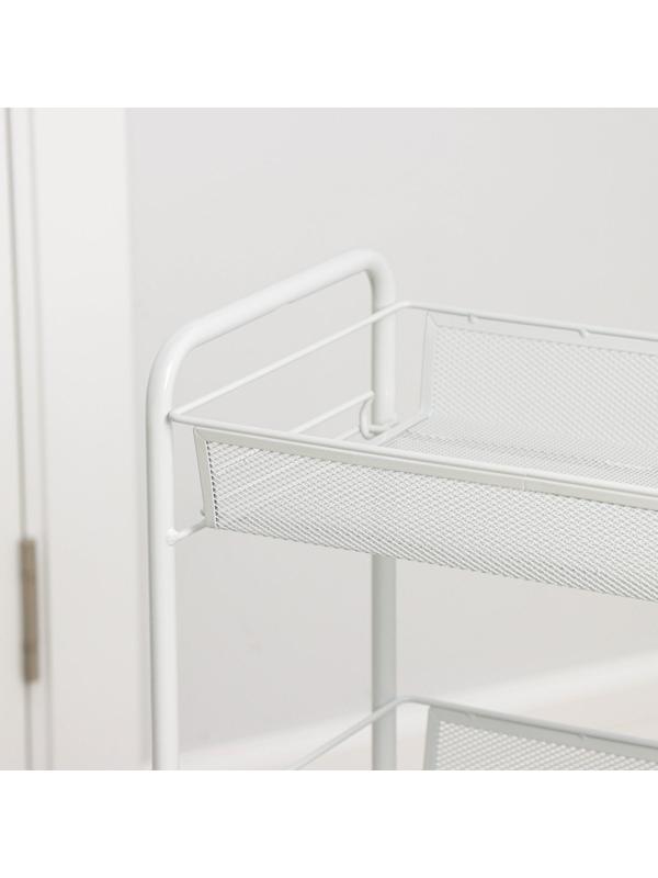 Этажерка «Ладья 2», 3 яруса, 44×25×71,5 см, цвет серый