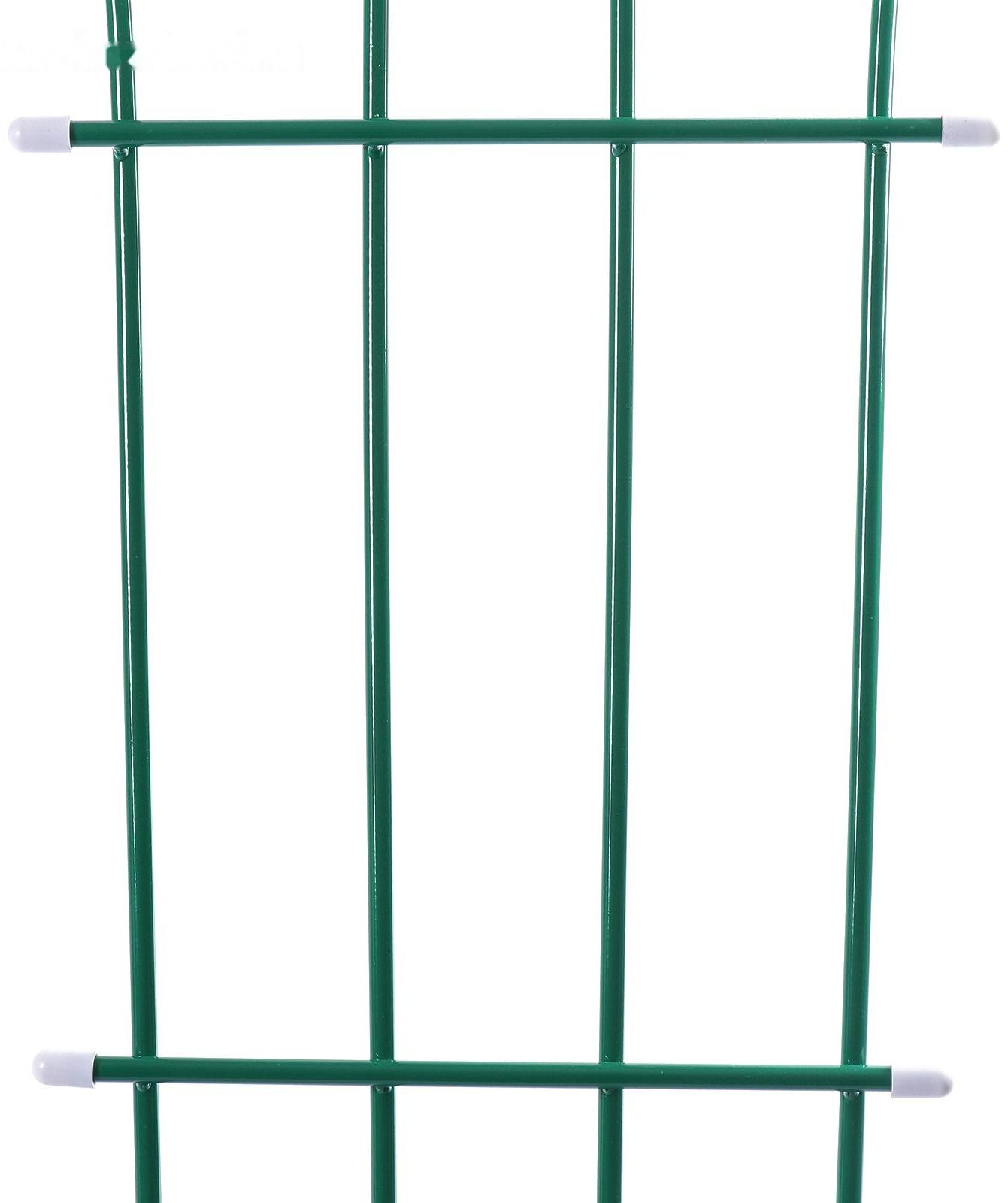 Шпалера, 160 × 55 × 1 см, металл, зелёная, «Декоративная»