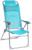 Кресло-шезлонг складное К2, 75 x 59 x 109 см, цвет бирюзовый