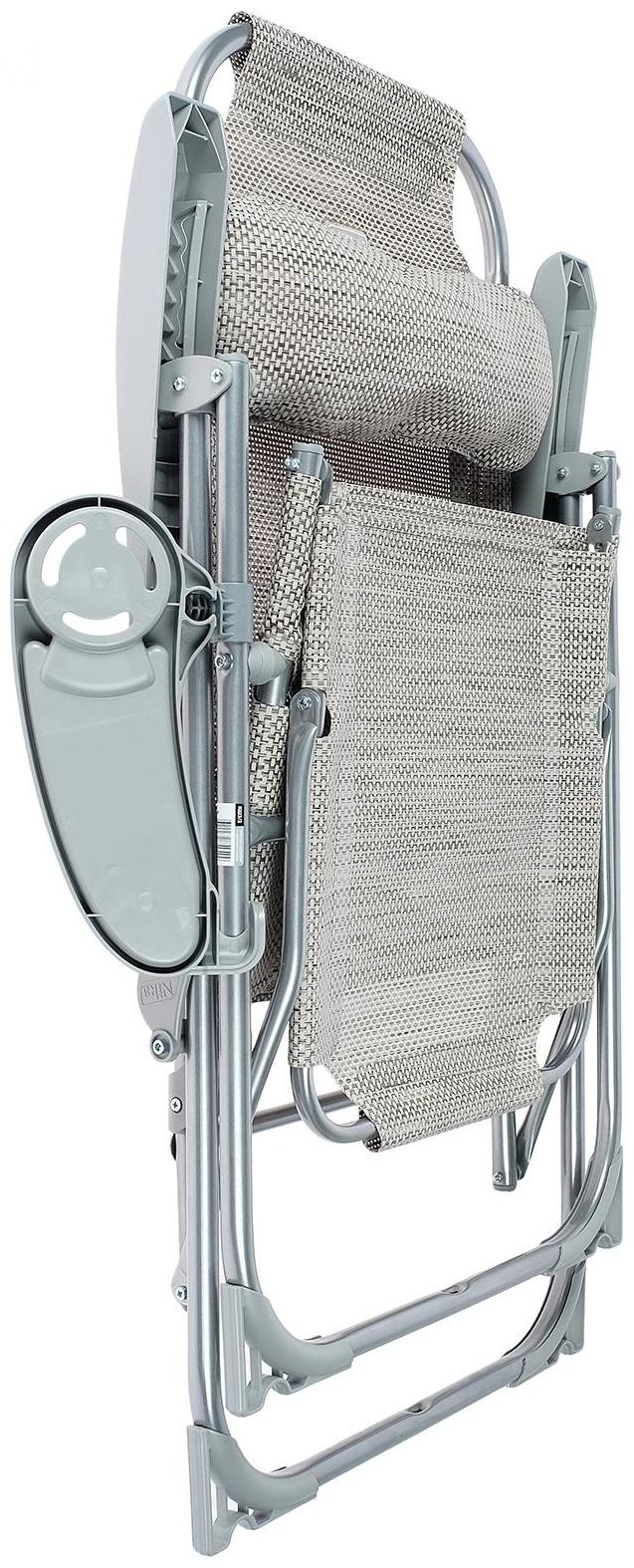 Кресло-шезлонг КШ3/2, 82 x 59 x 116 см, муссон