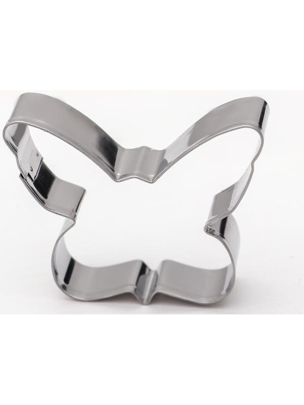 Набор форм для вырезания печенья «Бабочка», 7,5×6 см, 3 шт, цвет хромированный