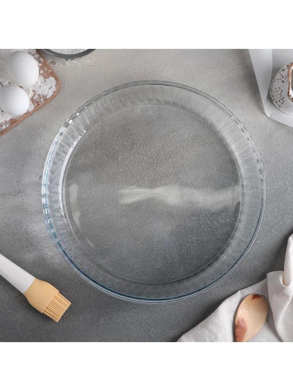 Набор круглой посуды из жаропрочного стекла для запекания Borcam, 2 предмета: 1,6 л, 2,6 л