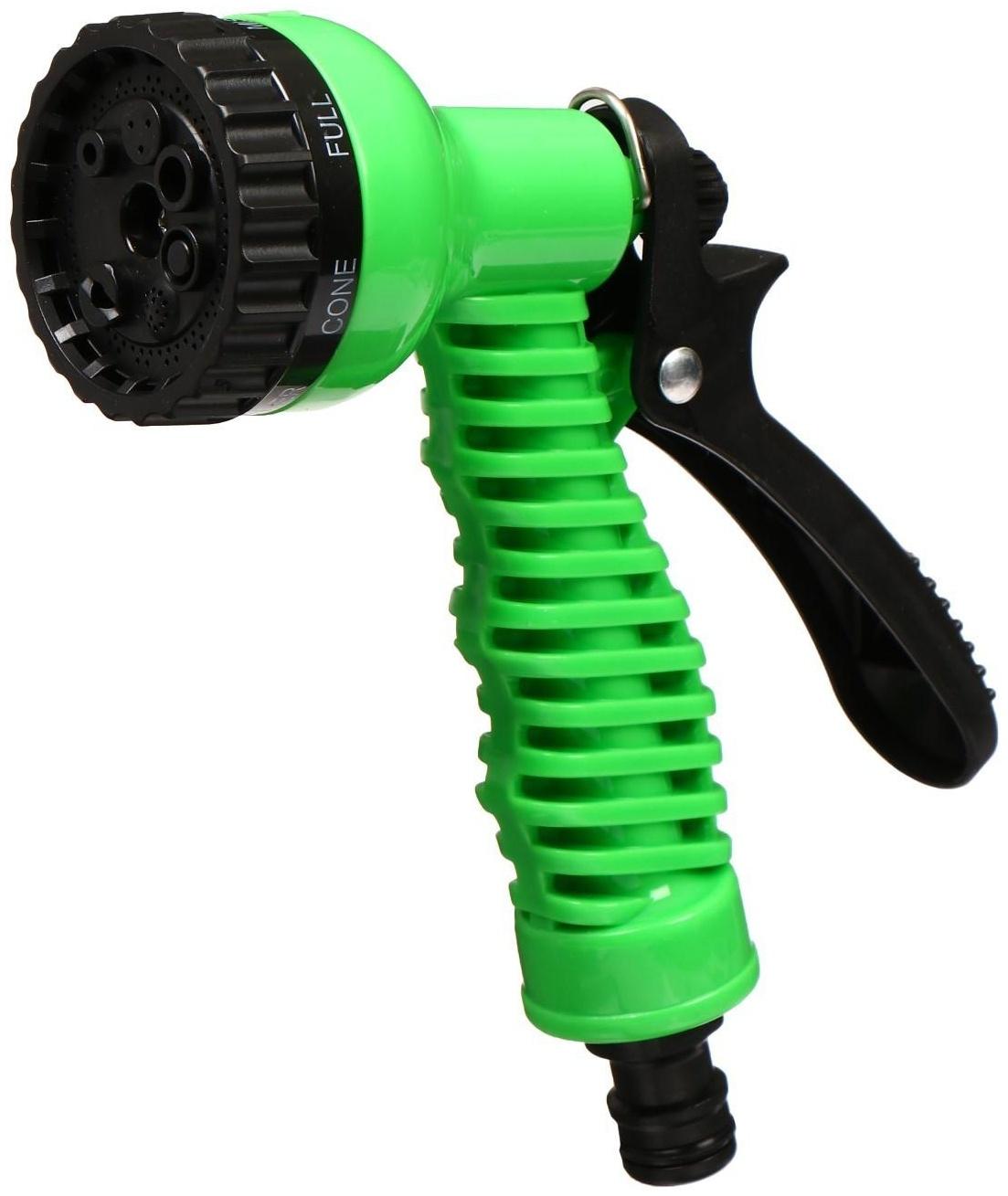 Пистолет для полива, 7 режимов, под коннектор, пластик