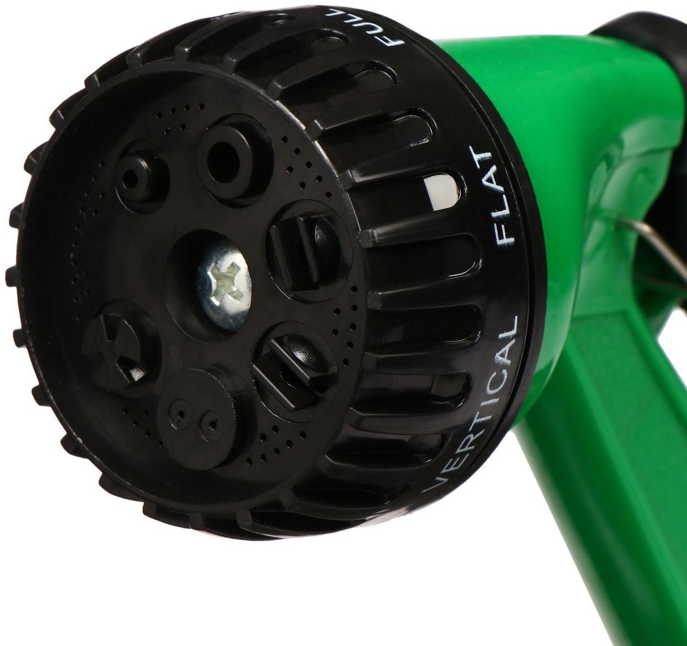 Пистолет для полива, 7 режимов, под коннектор, рр−пластик