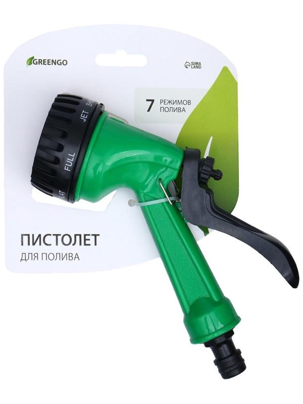 Пистолет для полива, 7 режимов, под коннектор, рр−пластик