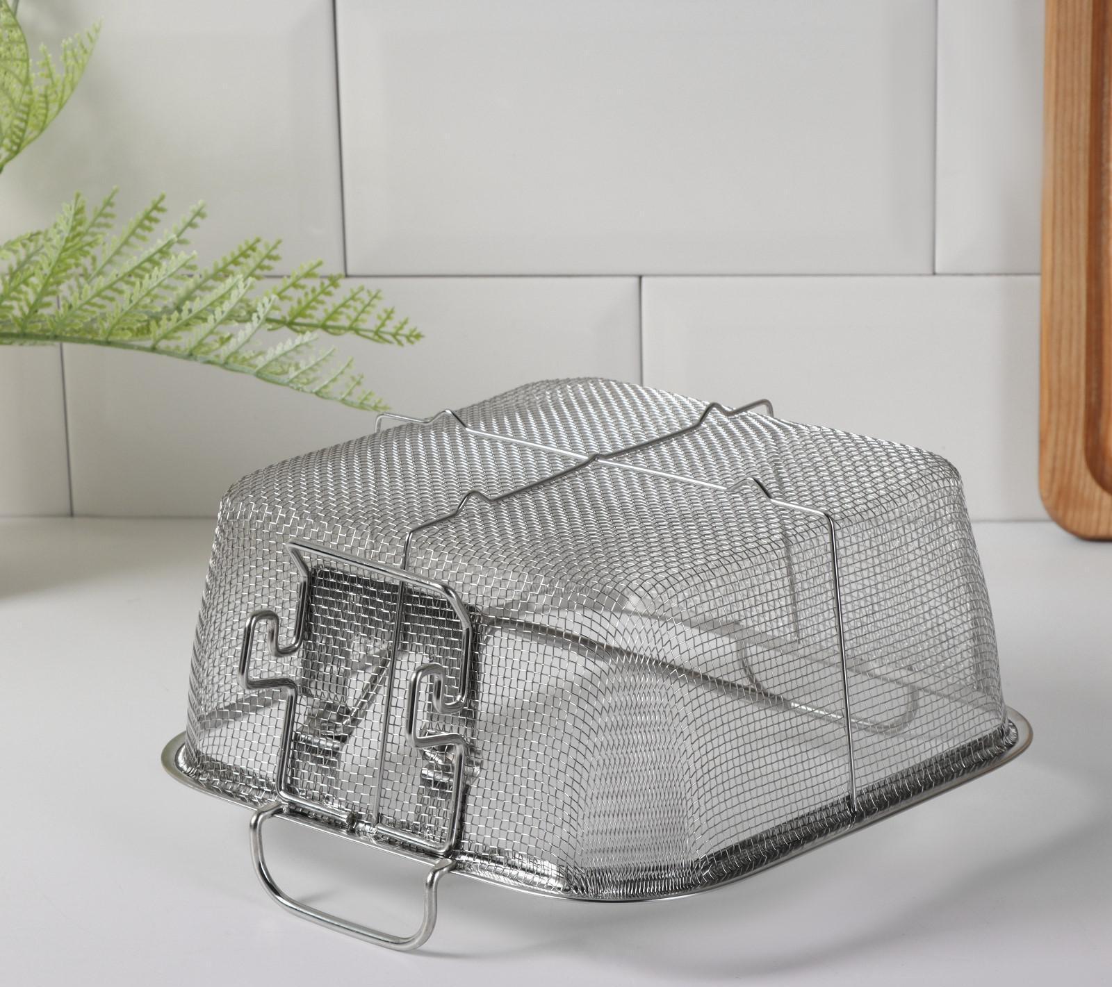 Фритюрница съёмная ручка Доляна, 20×20 см