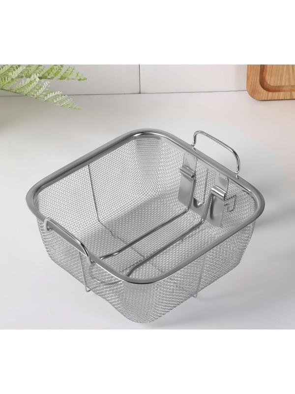 Фритюрница съёмная ручка Доляна, 20×20 см