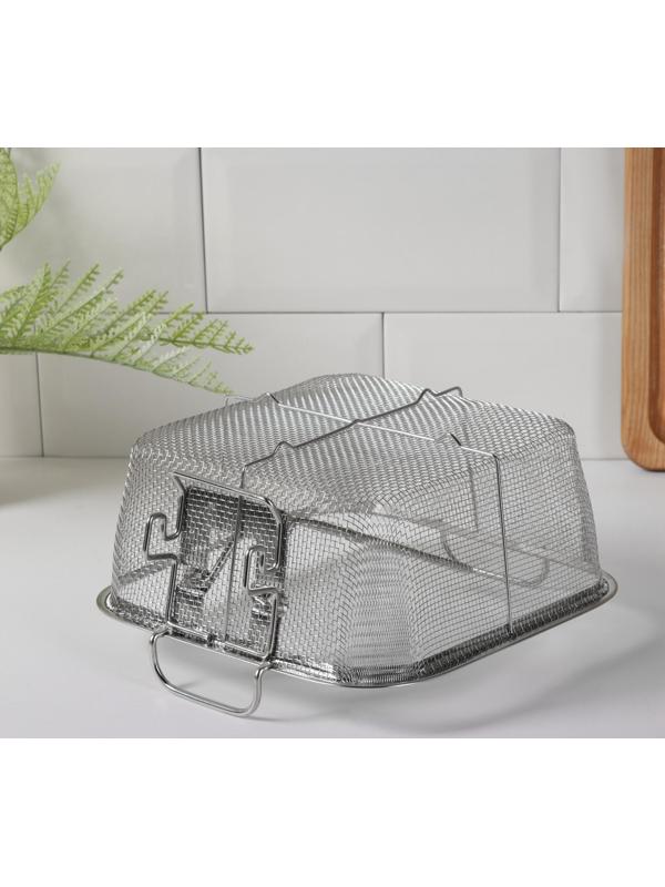 Фритюрница съёмная ручка Доляна, 20×20 см