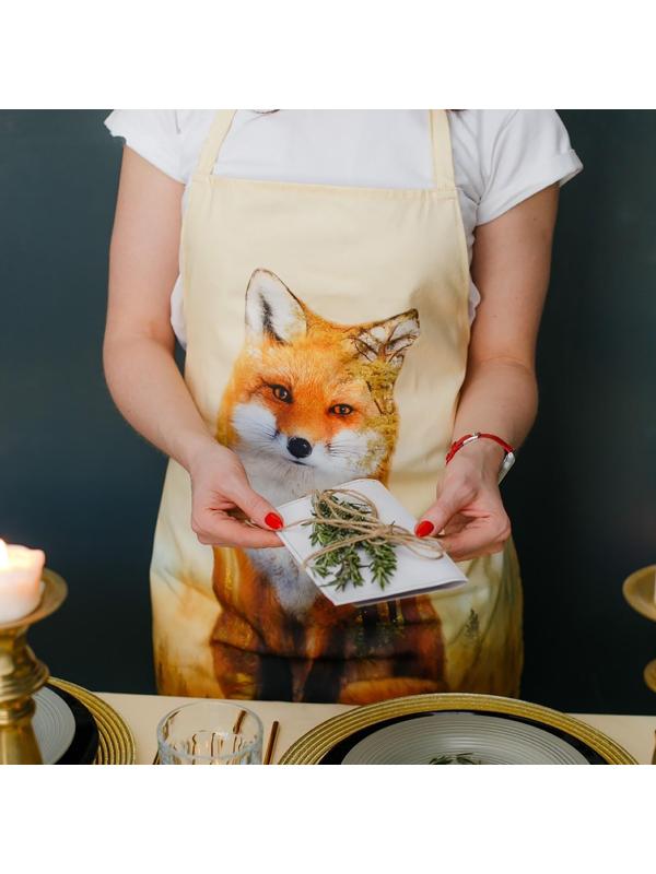 Фартук «Этель: Лес», 65 × 60 см, хлопок 100 %, саржа, 190 г/м²