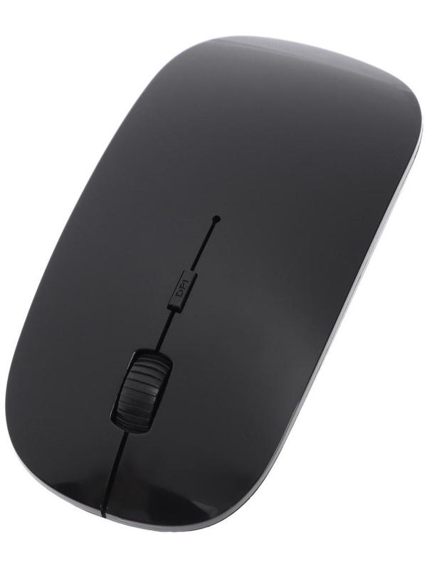 Мышь LuazON MB-1.0, беспроводная, оптическая, 1600 dpi, USB, чёрная