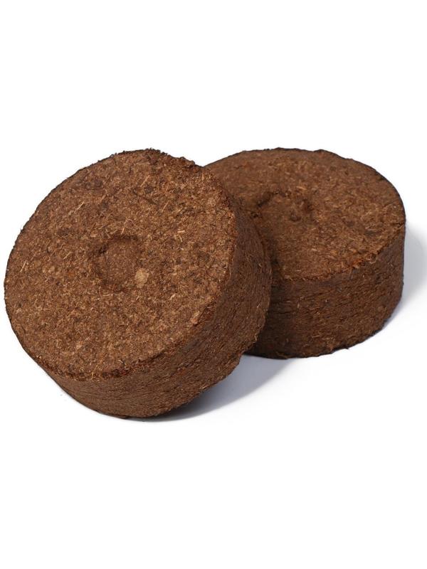 Таблетки торфяные, d = 8,5 см, без оболочки, набор 6 шт., «Торфолин-А»