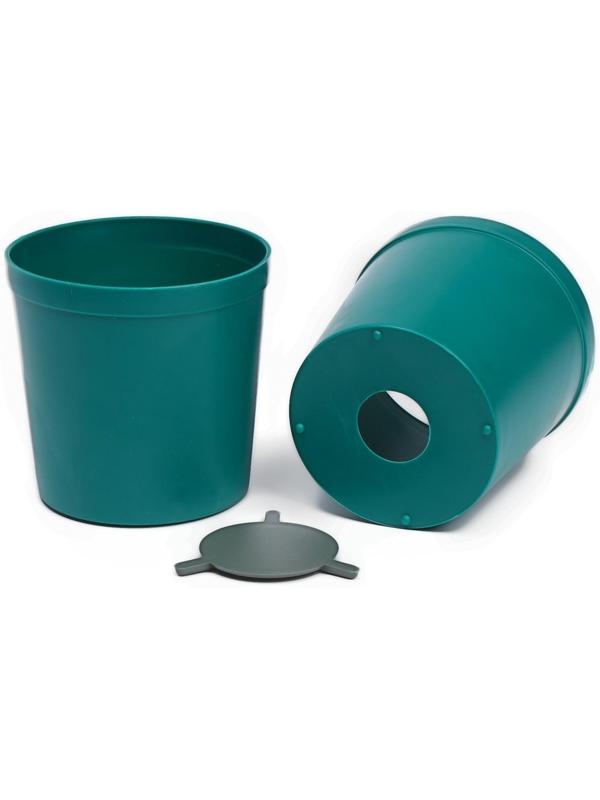 Набор для рассады: стаканы по 500 мл (8 шт.), поддон 40 × 20 см, цвет МИКС, Greengo