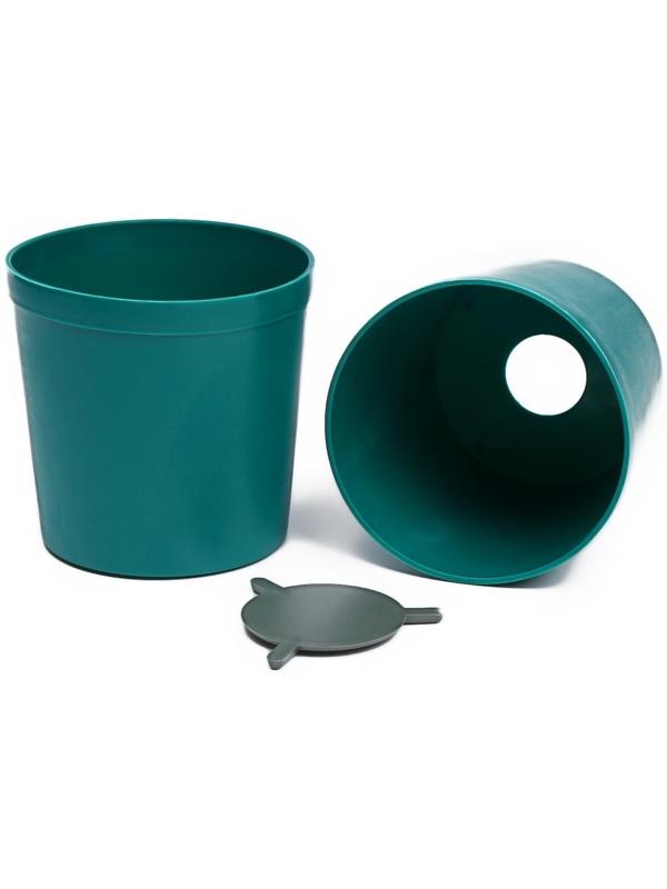 Набор для рассады: стаканы по 500 мл (8 шт.), поддон 40 × 20 см, цвет МИКС, Greengo