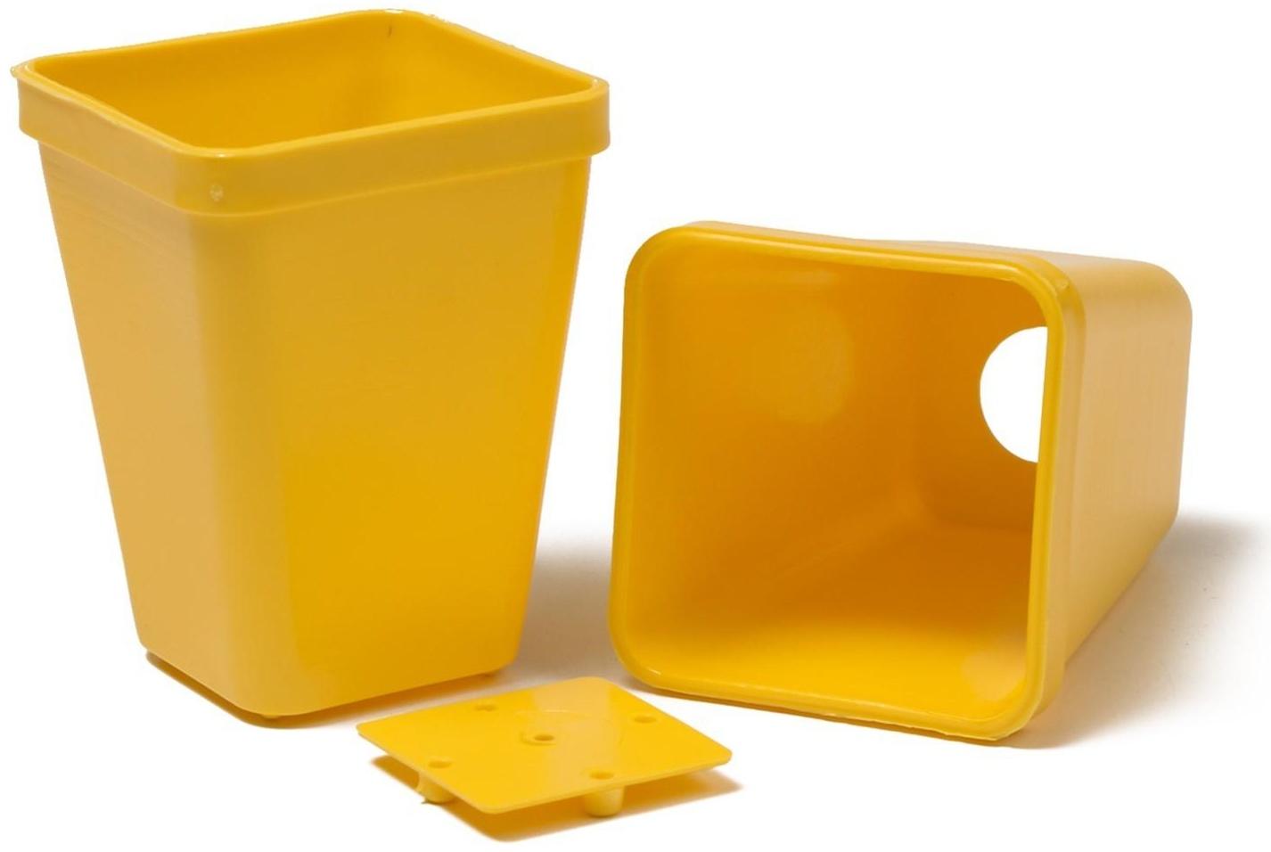 Набор для рассады: стаканы по 200 мл (18 шт.), поддон 36,5 × 17 см, цвет МИКС, Greengo