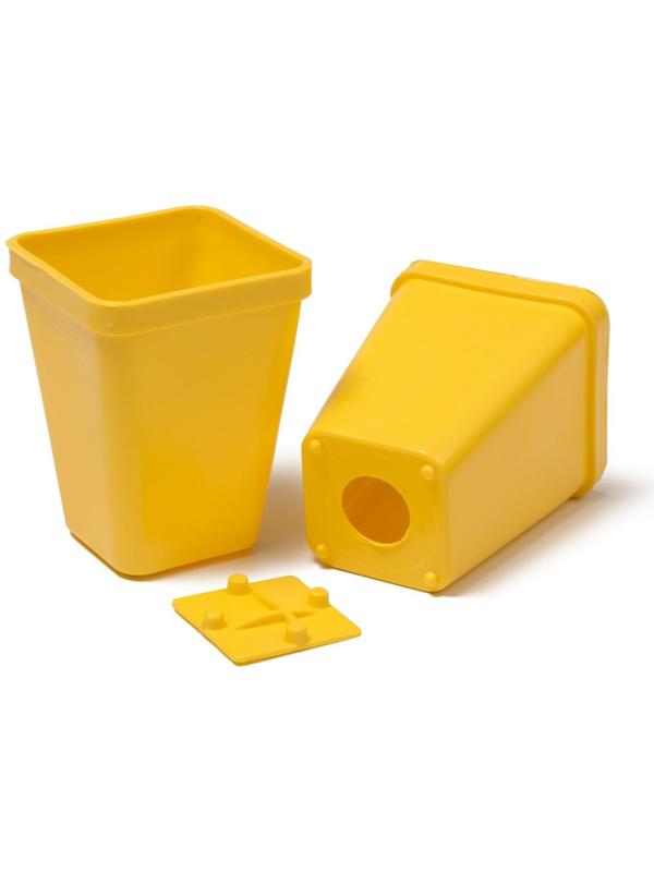 Набор для рассады: стаканы по 200 мл (18 шт.), поддон 36,5 × 17 см, цвет МИКС, Greengo