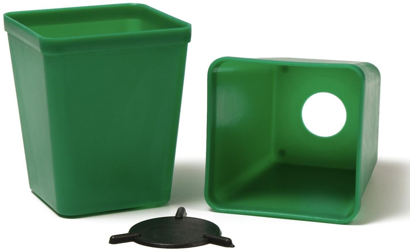 Набор для рассады: стаканы по 600 мл (8 шт.), поддон 36 × 18 см, цвет МИКС, Greengo