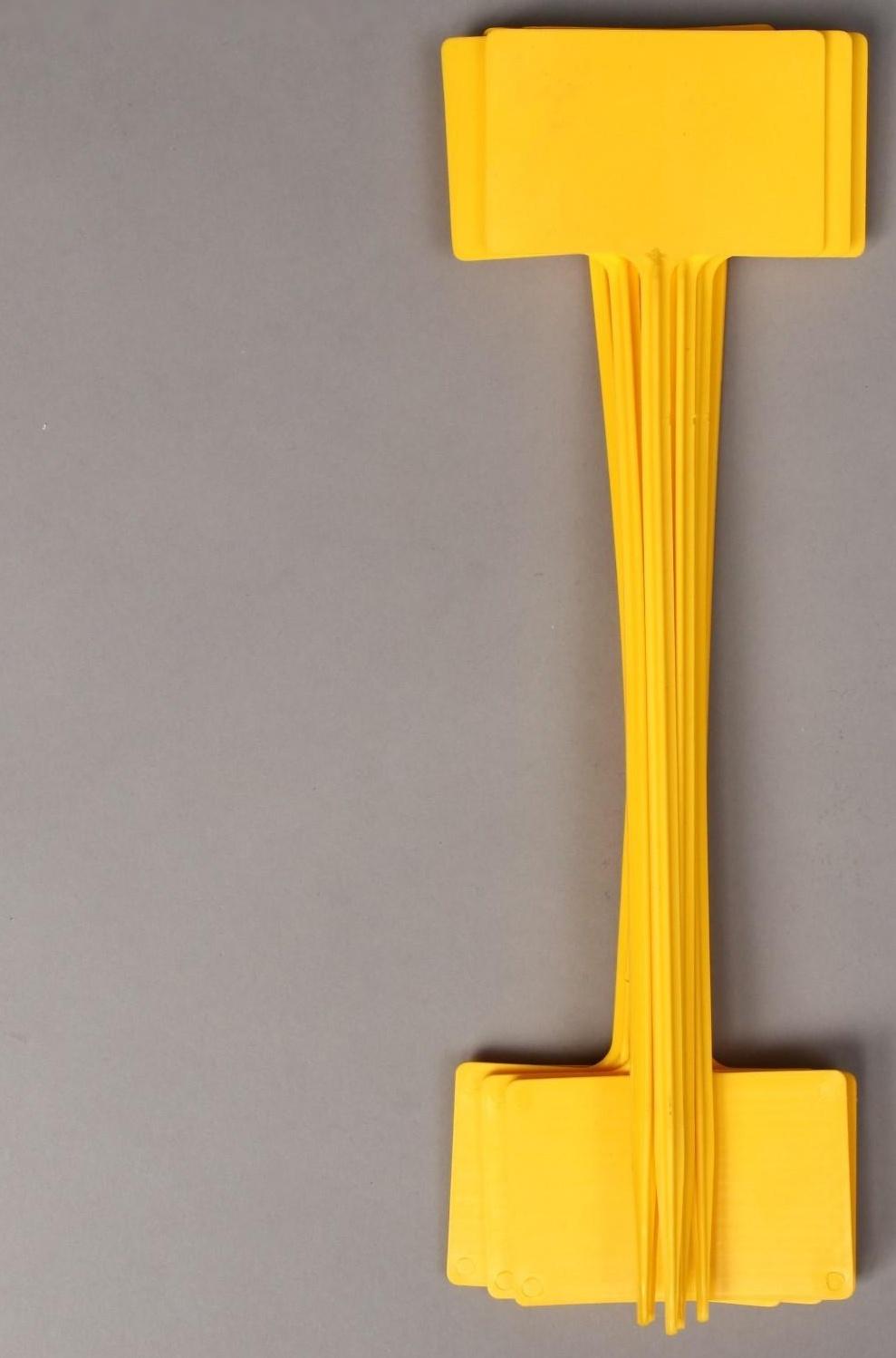 Ярлыки садовые для маркировки, 34 см, набор 10 шт., пластик, цвет МИКС