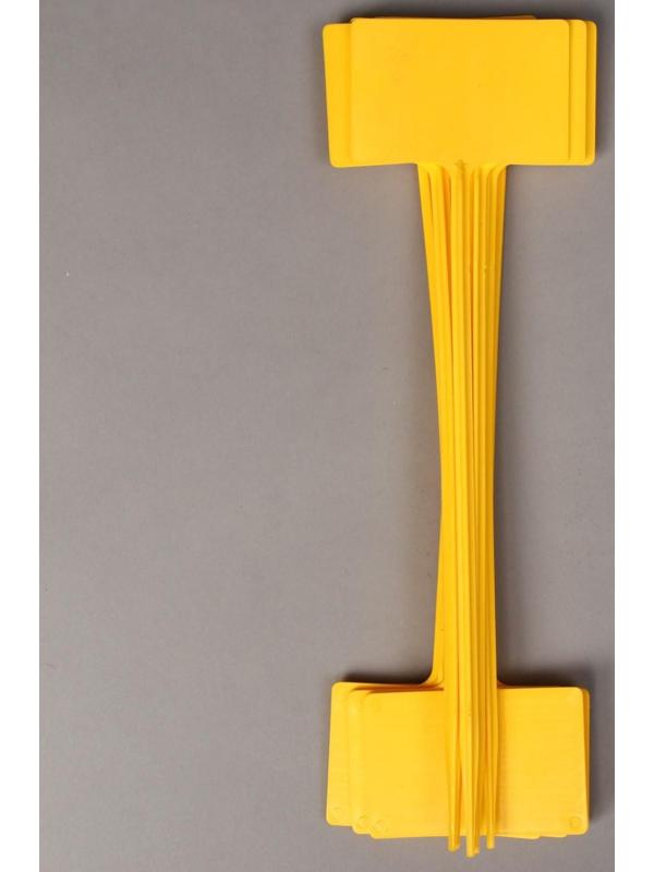 Ярлыки садовые для маркировки, 34 см, набор 10 шт., пластик, цвет МИКС