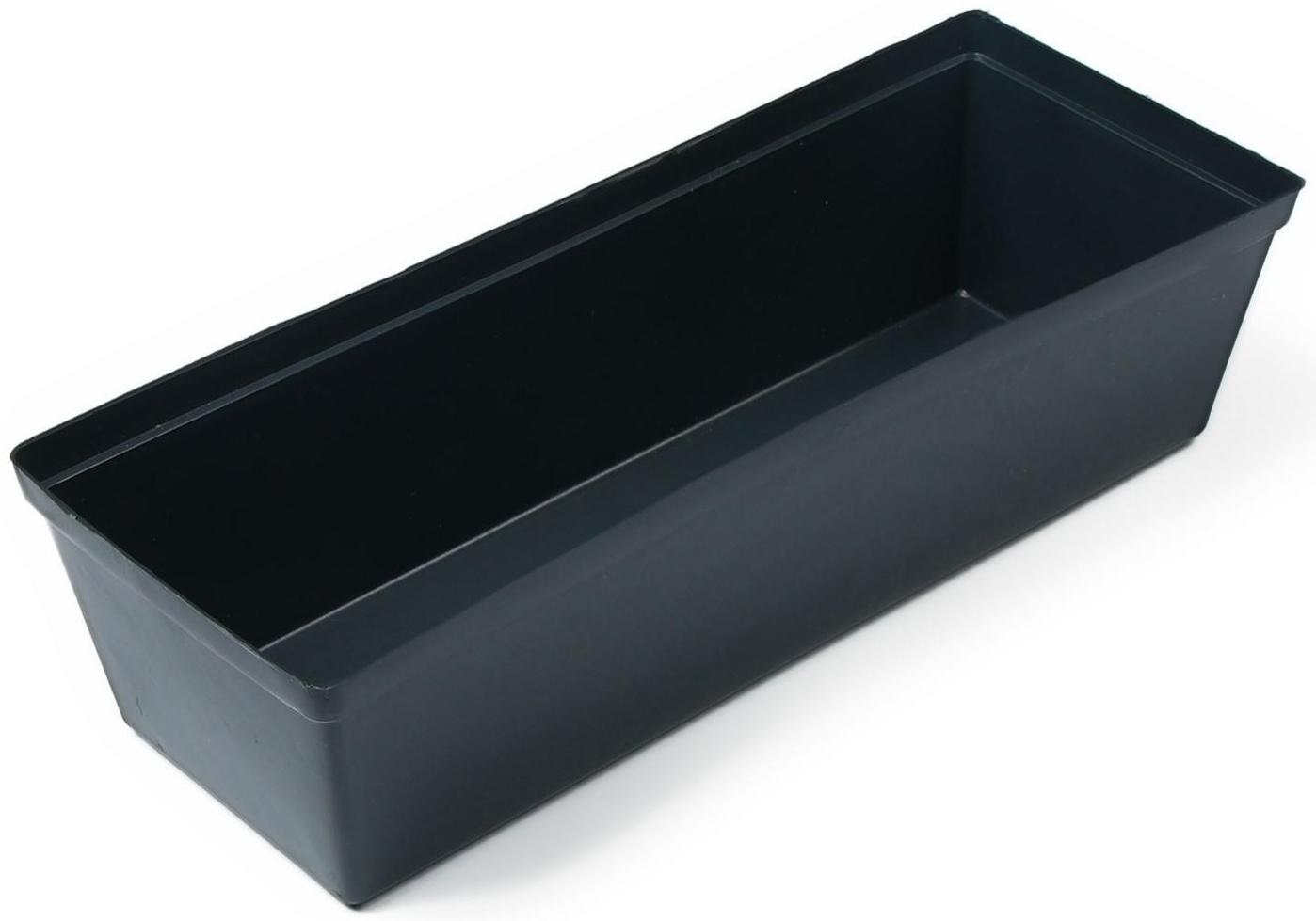 Ящик для рассады, 36 × 14 × 9 см, 3 л, чёрный, «Урожай-7»