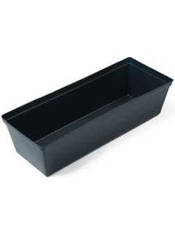 Ящик для рассады, 36 × 14 × 9 см, 3 л, чёрный, «Урожай-7»