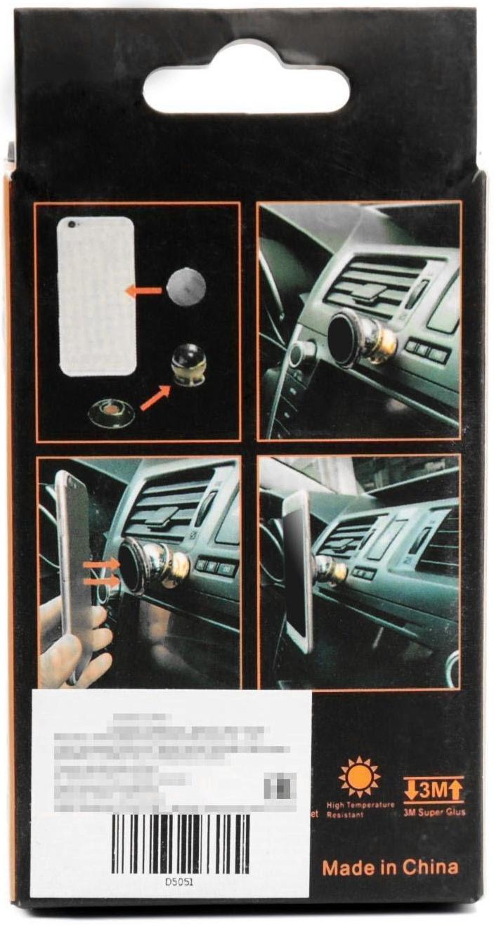 Держатель телефона магнитный, на панель, микс