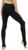 Лосины с вырезом, размер 30, цвет чёрный
