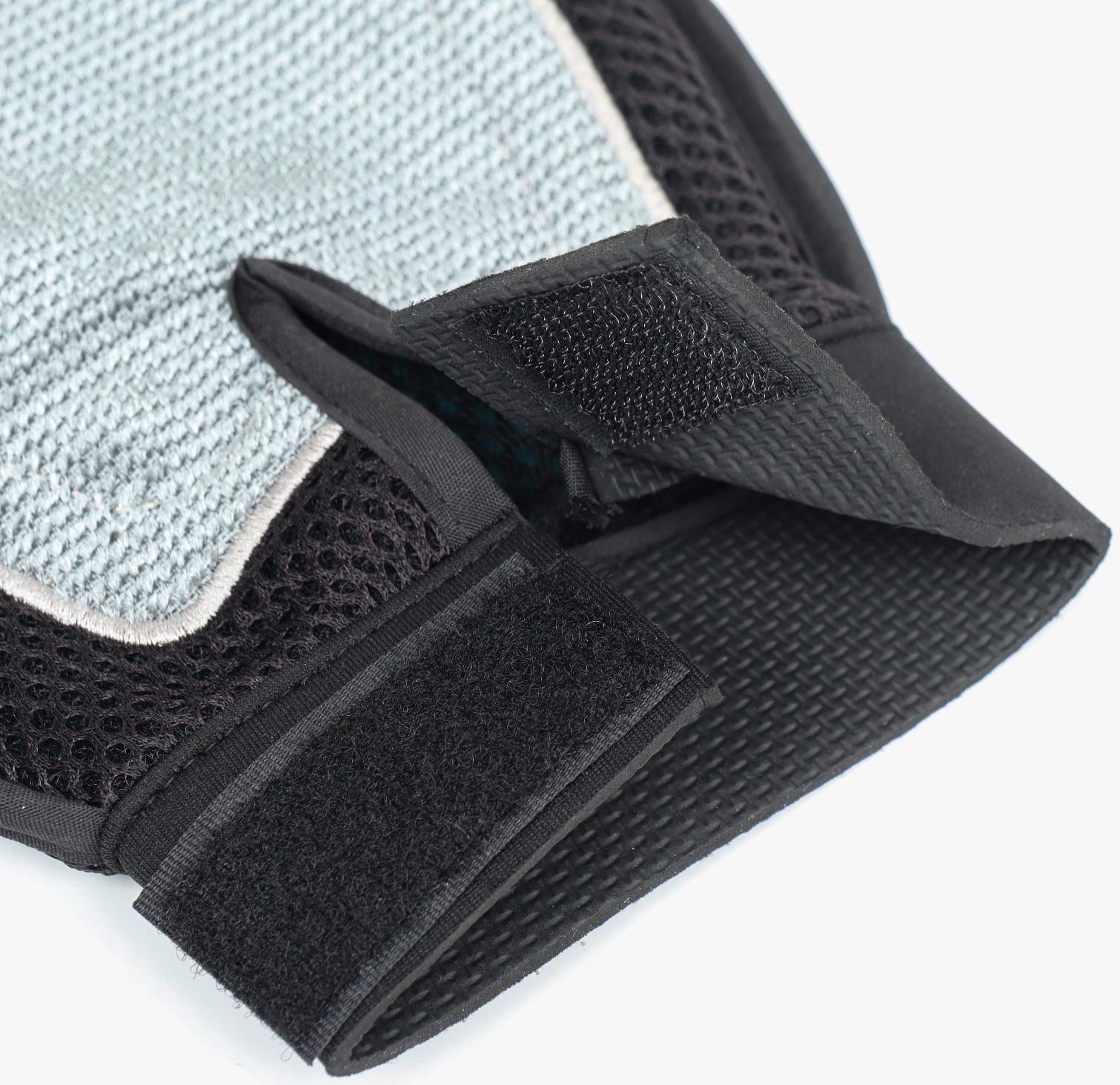 Рукавица - щетка для шерсти двусторонняя, на правую и левую руку, микс цветов