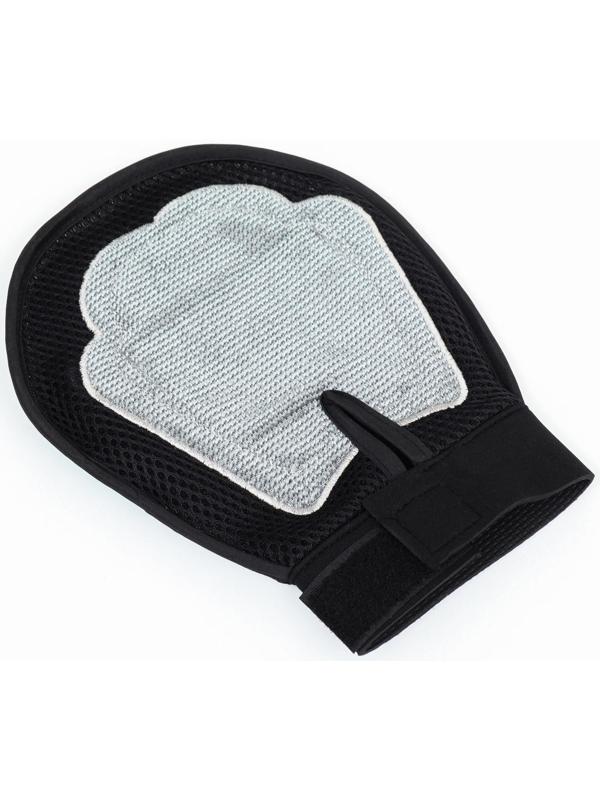 Рукавица - щетка для шерсти двусторонняя, на правую и левую руку, микс цветов