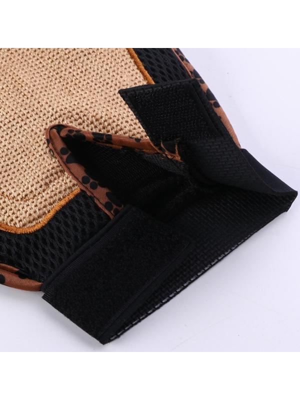 Рукавица - щетка для шерсти двусторонняя, на правую и левую руку, микс цветов