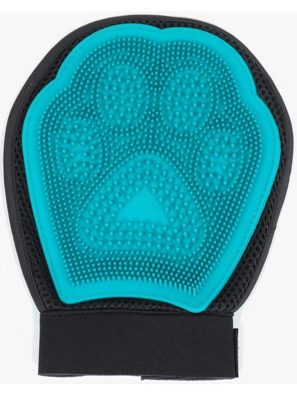 Рукавица - щетка для шерсти двусторонняя, на правую и левую руку, микс цветов