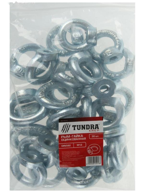 Рым-гайка ТУНДРА krep, DIN582, М12, оцинкованная