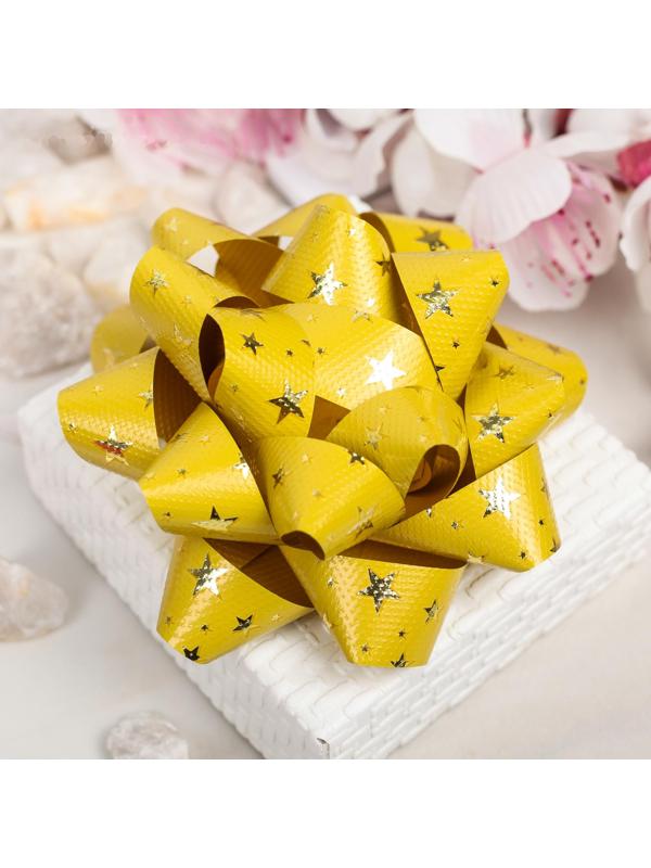 Бант-звезда №10 набор 6 шт., микс