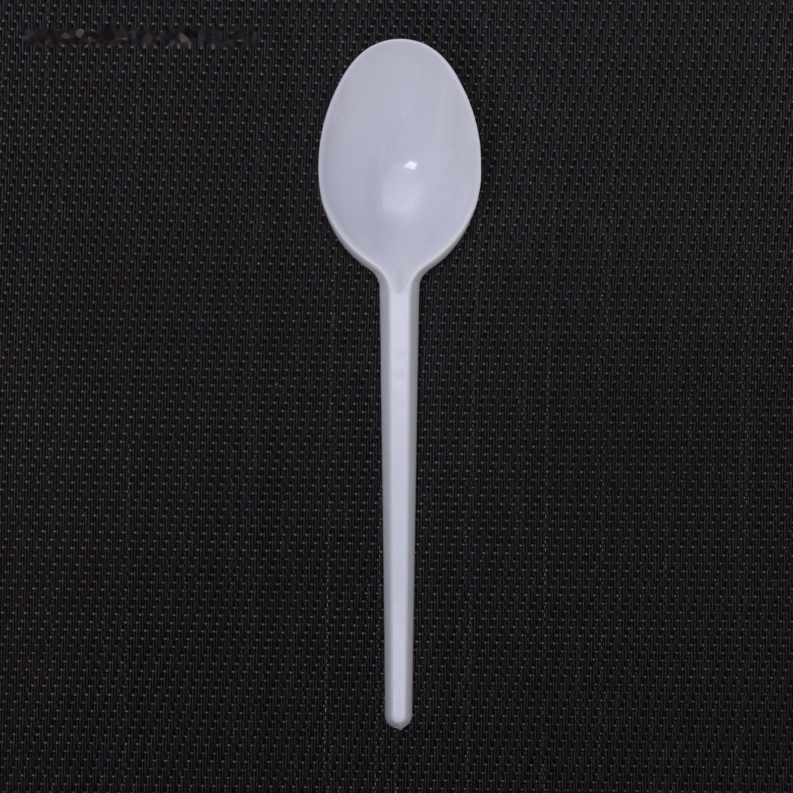 Ложка одноразовая столовая, 16 см, цвет белый