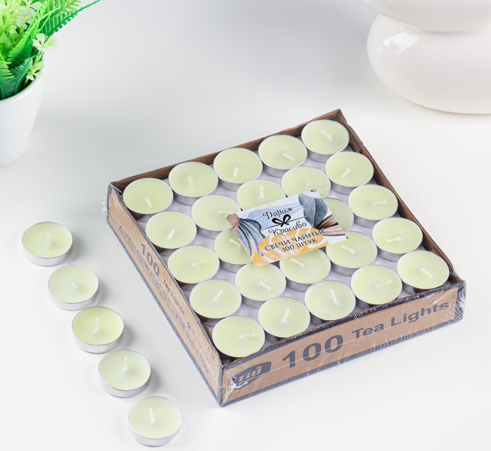 Свеча чайная 6г, 100шт