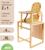 Стульчик для кормления «Бутуз», трансформер, цвет бежевый