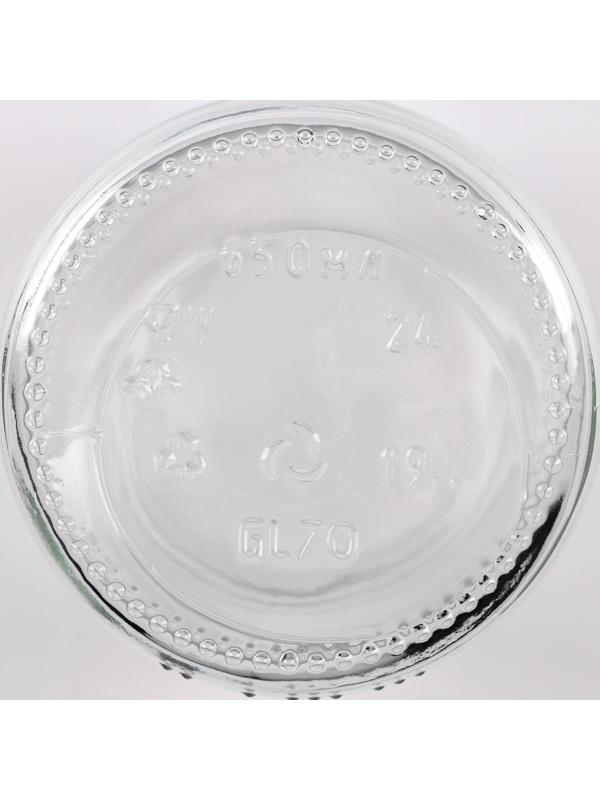 Банка стеклянная, 650 мл, СКО-82 мм