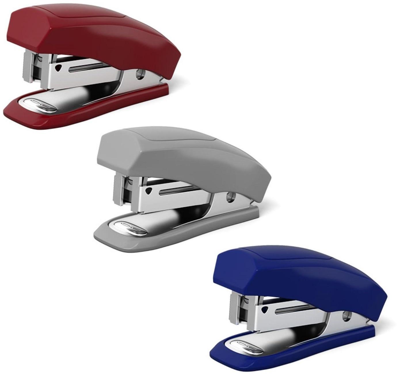 Степлер ErichKrause Elegance mini, № 24/6, 26/6, до 20 листов, микс