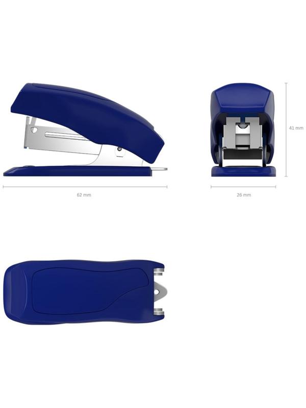 Степлер ErichKrause Elegance mini, № 24/6, 26/6, до 20 листов, микс