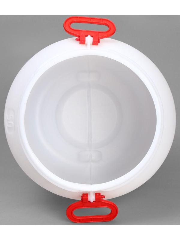 Фляга пищевая, 50 л, горловина 33,6 см, с герметичной крышкой