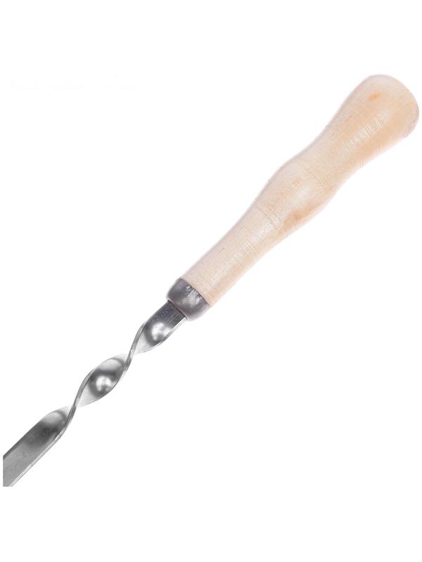 Шампур с деревянной ручкой 52,5 х 1 х 0,2 см