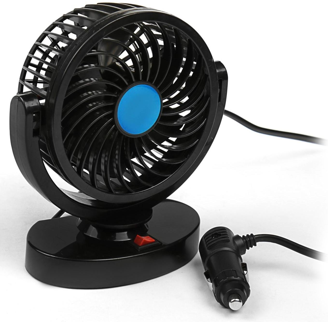 Вентилятор салона TORSO, 12 В, поворотный 360°