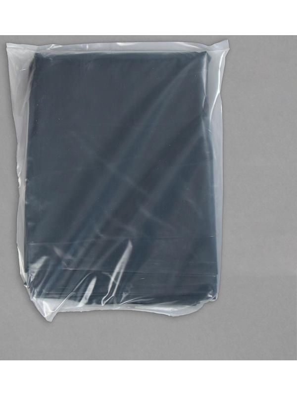 Плёнка полиэтиленовая, техническая, для мульчирования, толщина 150 мкм, 10 × 3 м, рукав (2 × 1,5 м), чёрная, 2 сорт, Эконом 50 %