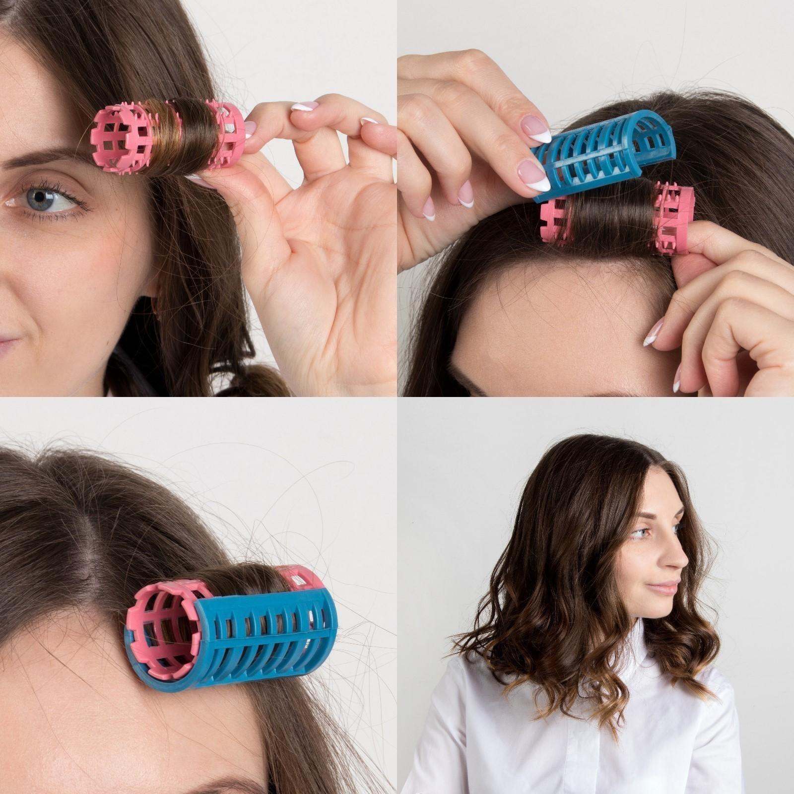 Бигуди с фиксатором, d = 2,7 см, 8 шт