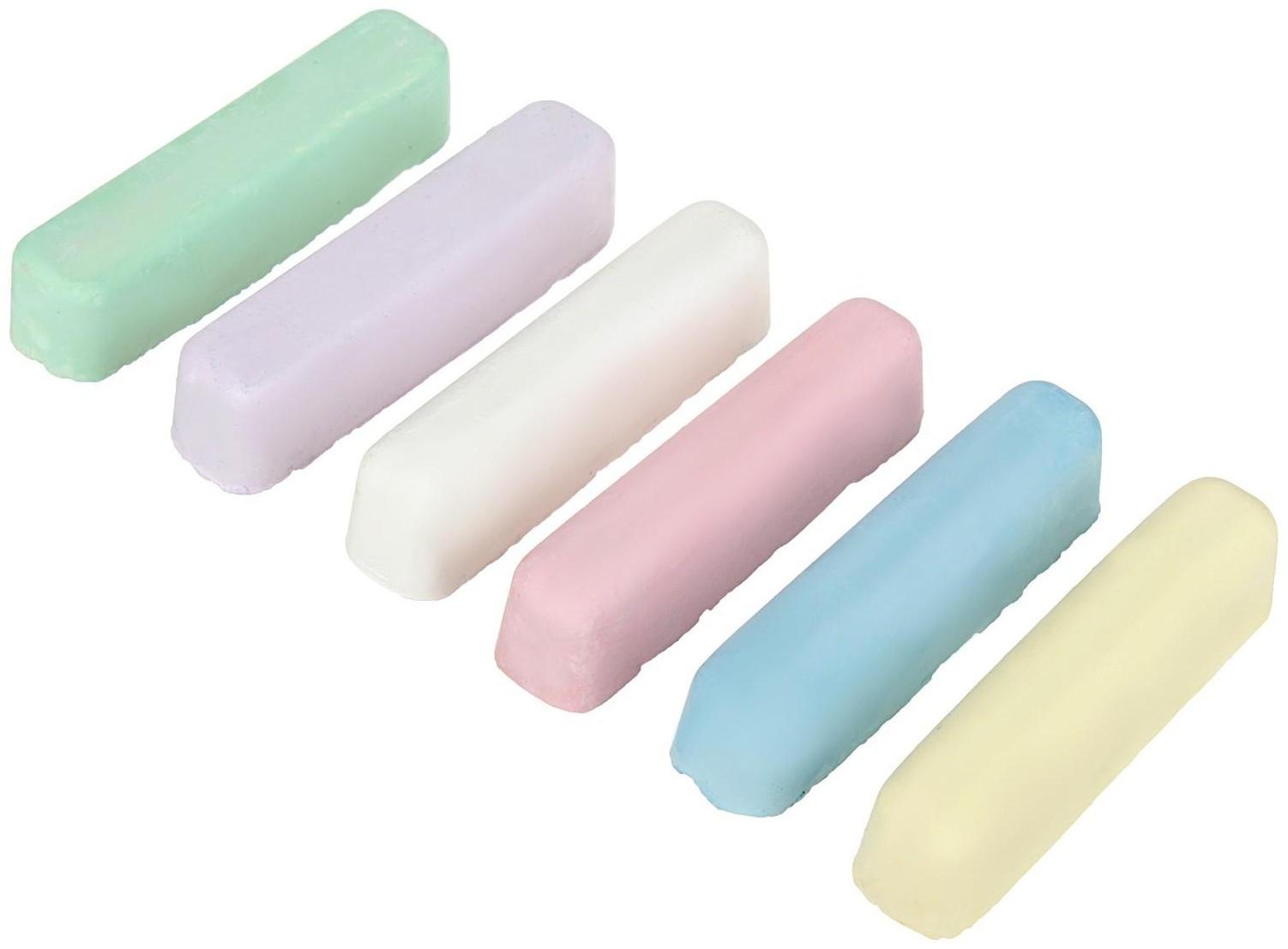 Мелки цветные для асфальта 24 штуки, 8 цветов 