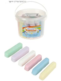 Мелки цветные для асфальта 24 штуки, 8 цветов 