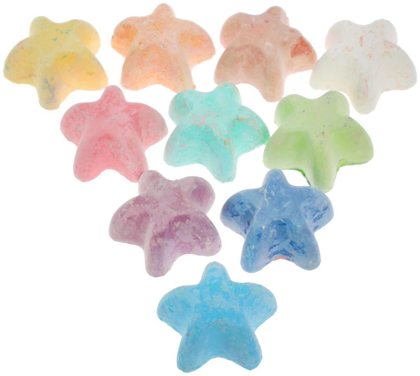 Мелки цветные для асфальта 15 штук, 10 цветов 